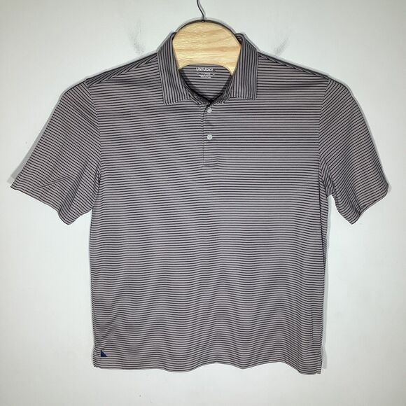 Untuckit Mens Short Sleeve Polo Striped Size XL - Picture 2 of 5